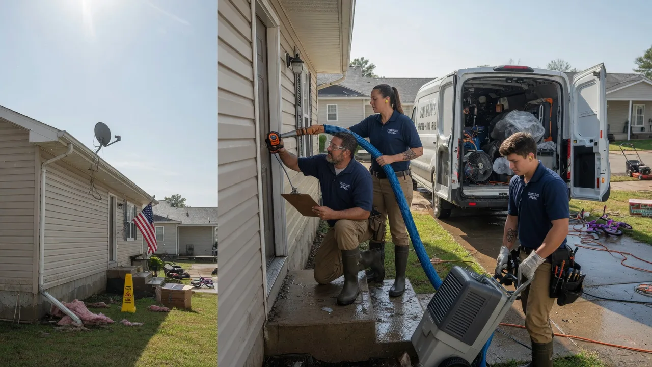 Ceiling Water Damage Restoration in Oscoda, MI near me